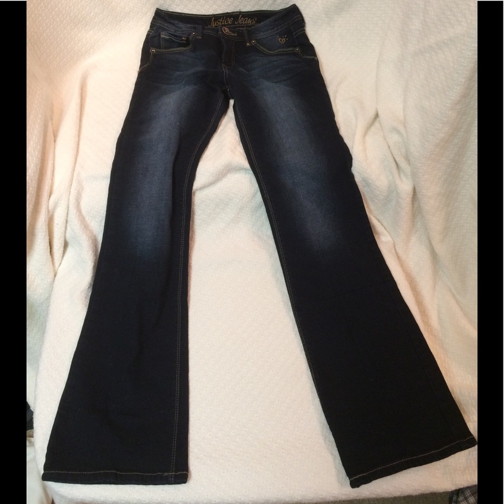 Two (2) pair Justice Jeans size 14s low cut. 🤩